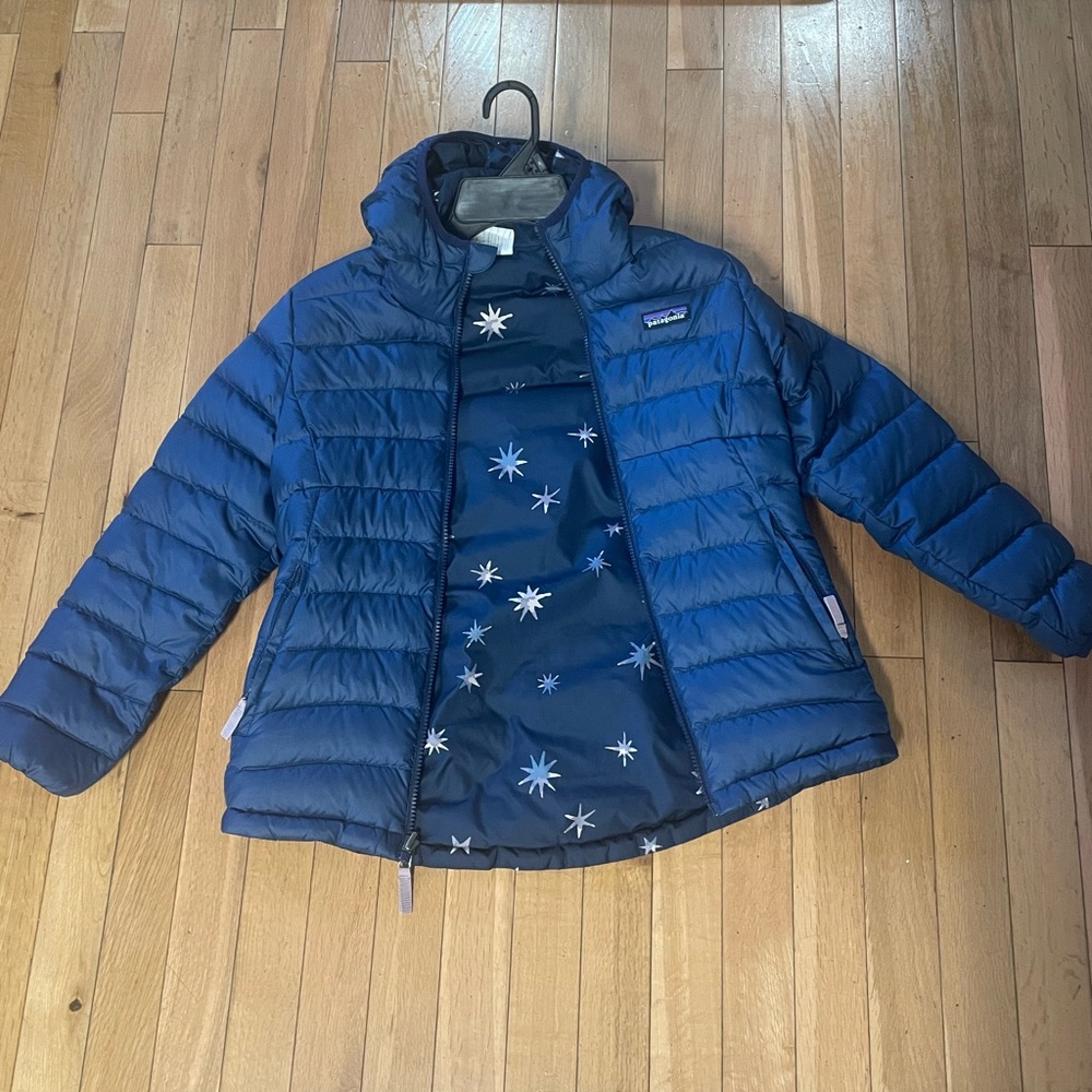 COPY- Patagonia Kid’s Reversible Down Sweater Hoody Size 10